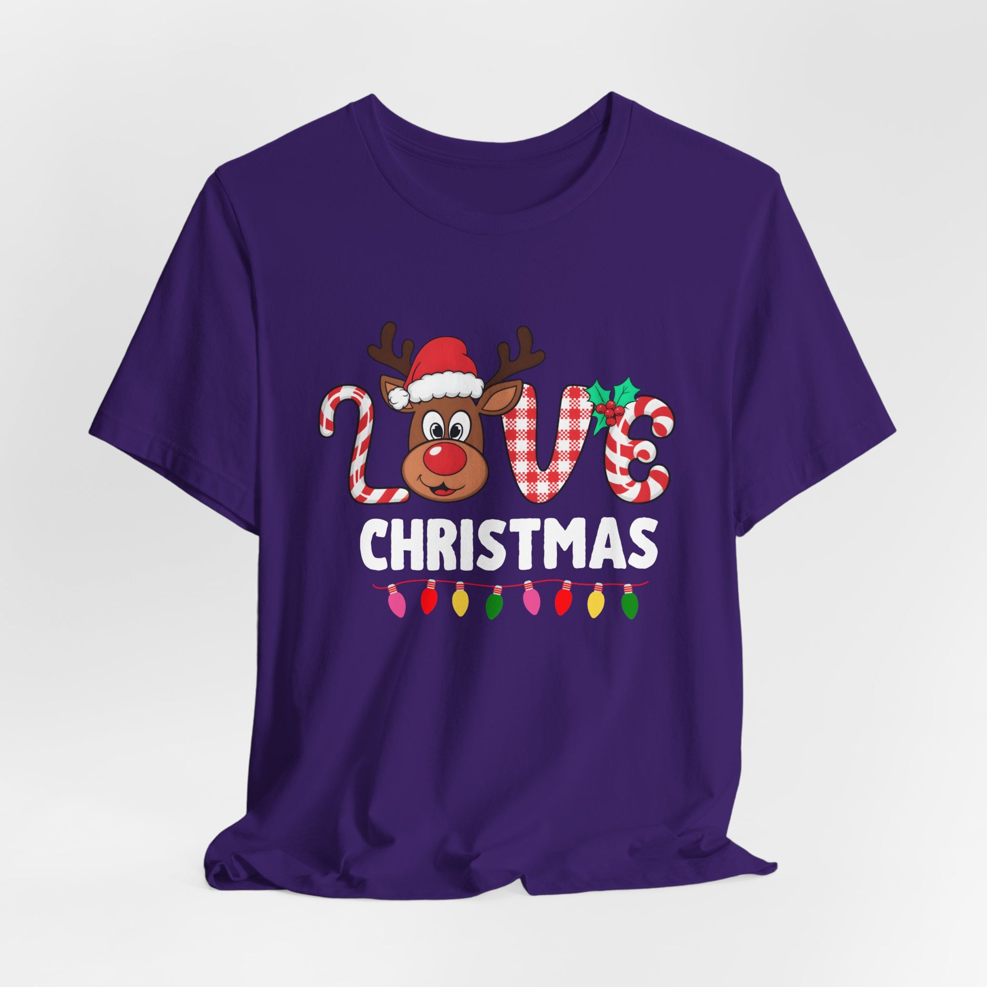 Cute Holiday Love Reindeer Tee