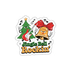 Jingle Bell Rockin' Die-Cut Stickers, Holiday Decor, Laptop Decals, Gift Wrap, Creative Party Favors, Fun Seasonal Stickers