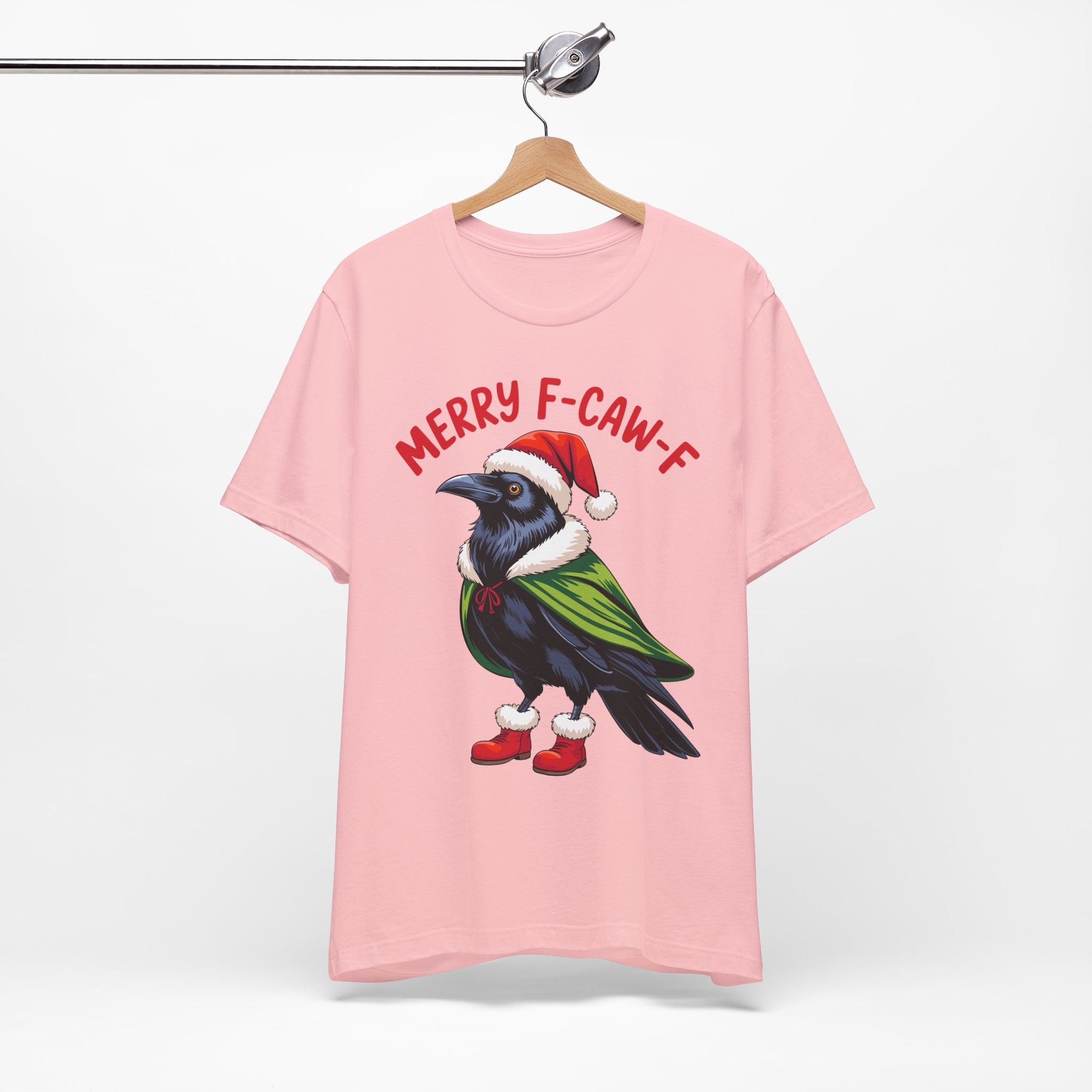 Merry F-Caw-F Crow Christmas Tee