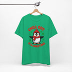 Christmas Penguin Tee | Chill Out It's Christmas, Unisex Holiday Shirt, Winter Apparel, Festive Gift, Cozy Christmas Tee