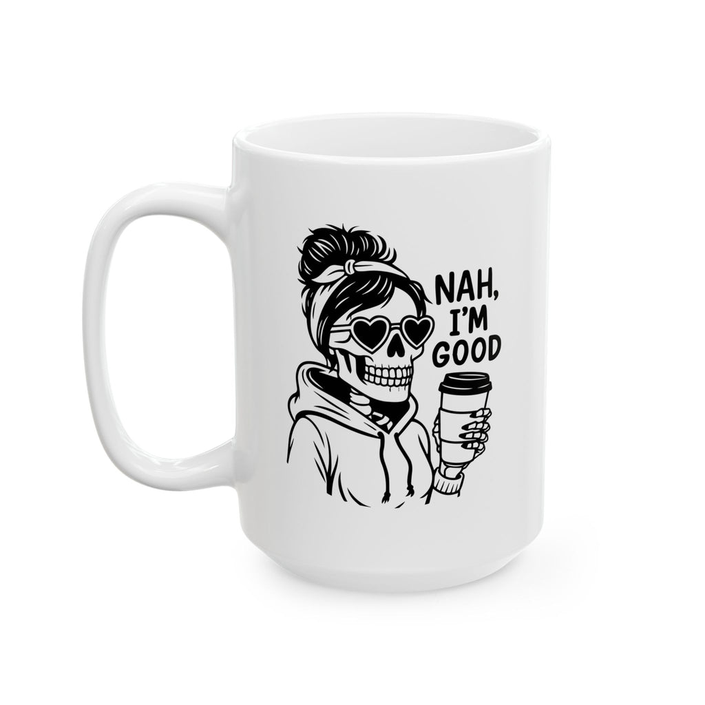 Funny Quote Ceramic Mug - Perfect Gift for Coffee Lovers, Home Office, Birthdays, Christmas