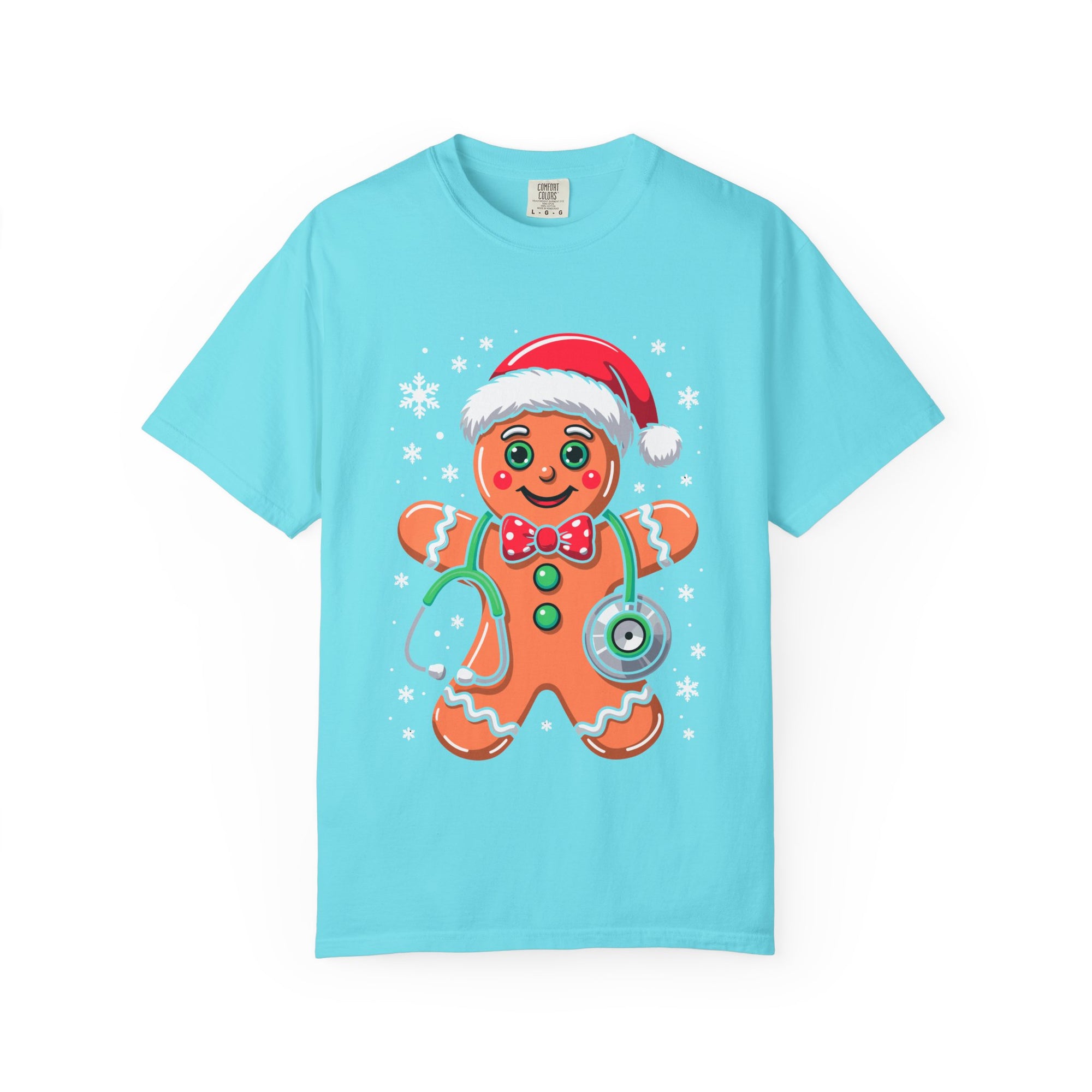 Gingerbread Holiday T-shirt, Festive Tee, Christmas Shirt