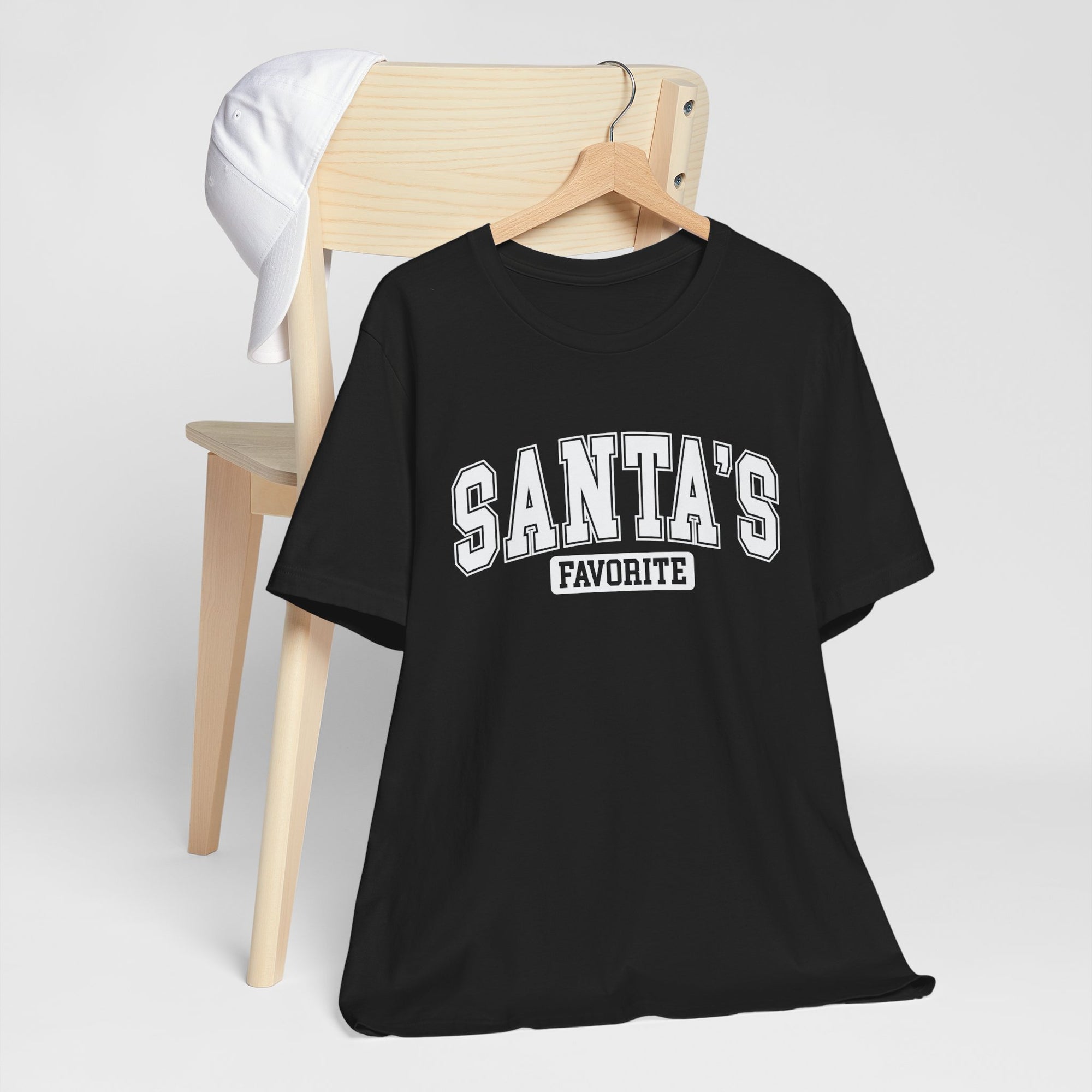 Santa's Favorite Unisex Tee, Christmas Gift, Holiday Apparel, Family Gathering Outfit, Festive T-Shirt, Casual Wear