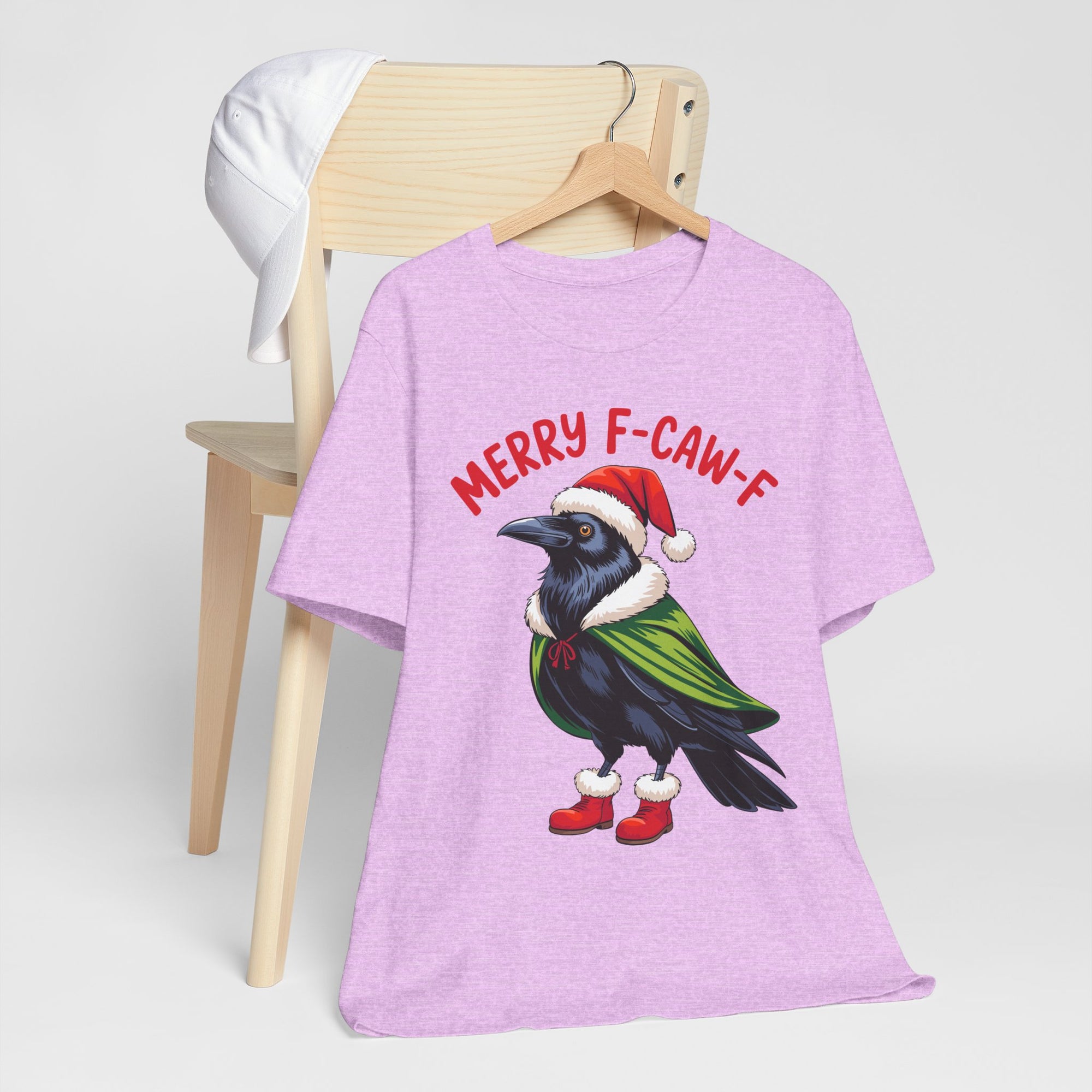Merry F-Caw-F Crow Christmas Tee