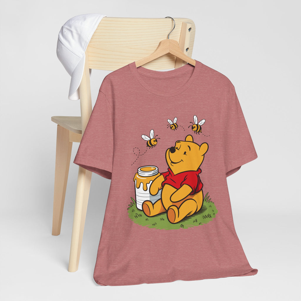 Cute Honey Bear Graphic Cozy Bee Lovers Unisex Shirt