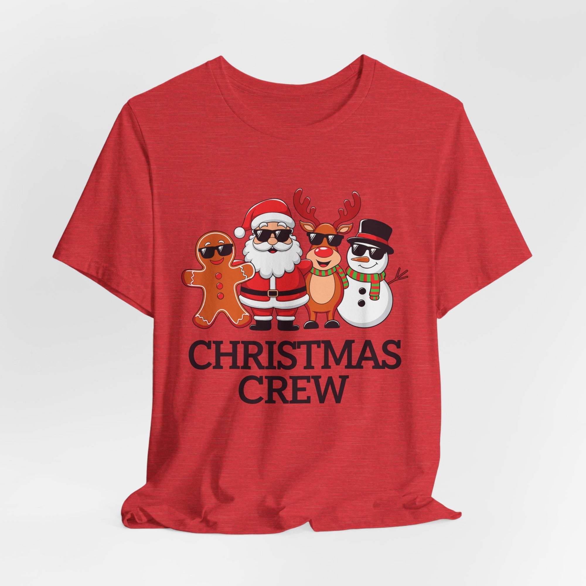 Christmas Crew Short Sleeve Tee - Holiday T-Shirt