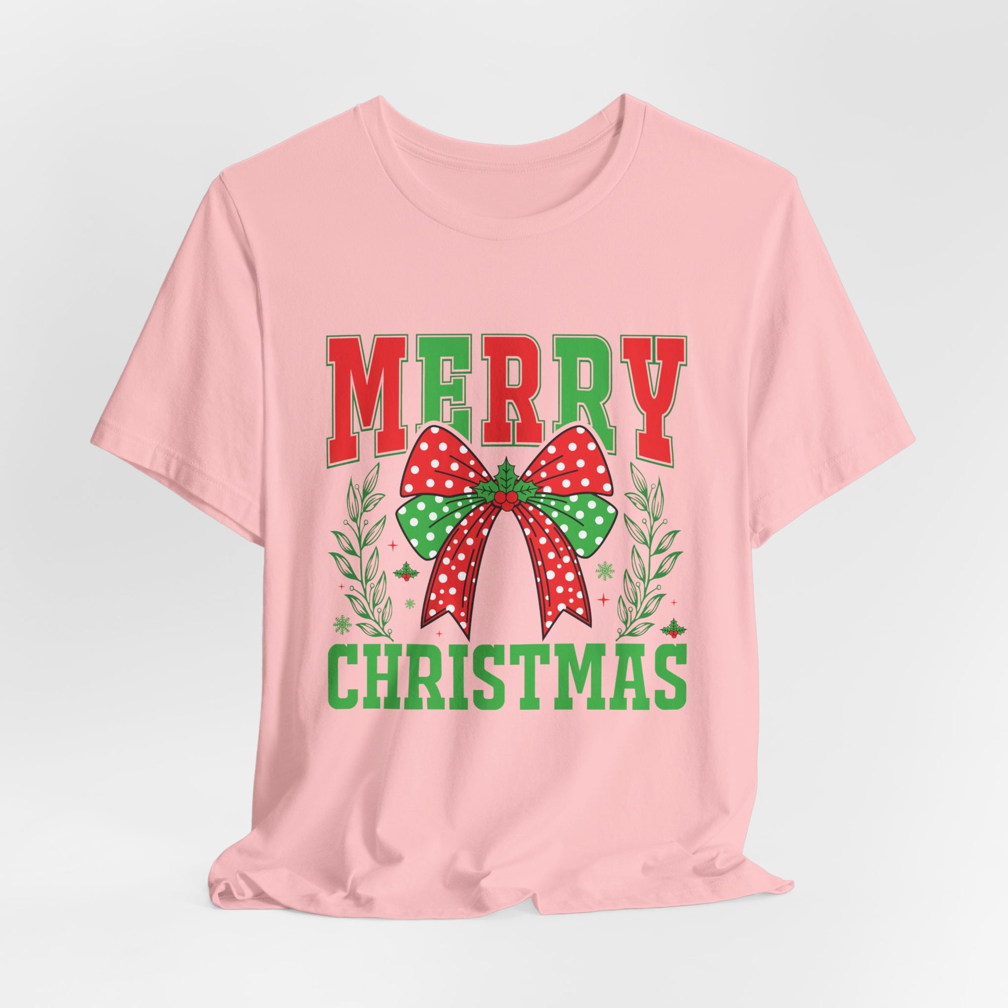 Merry Christmas Unisex Short Sleeve Tee, Holiday Shirt, Christmas Gift, Casual Wear, Family Matching Outfits
