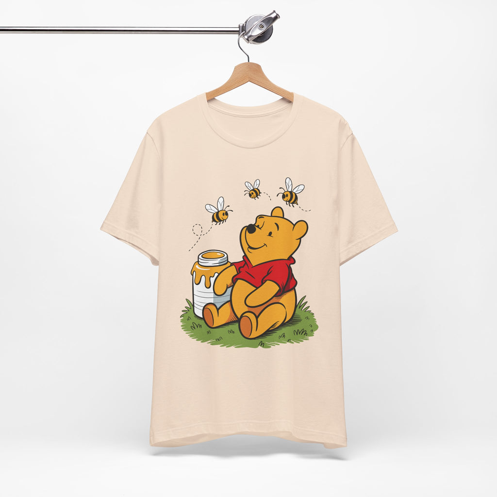 Cute Honey Bear Graphic Cozy Bee Lovers Unisex Shirt