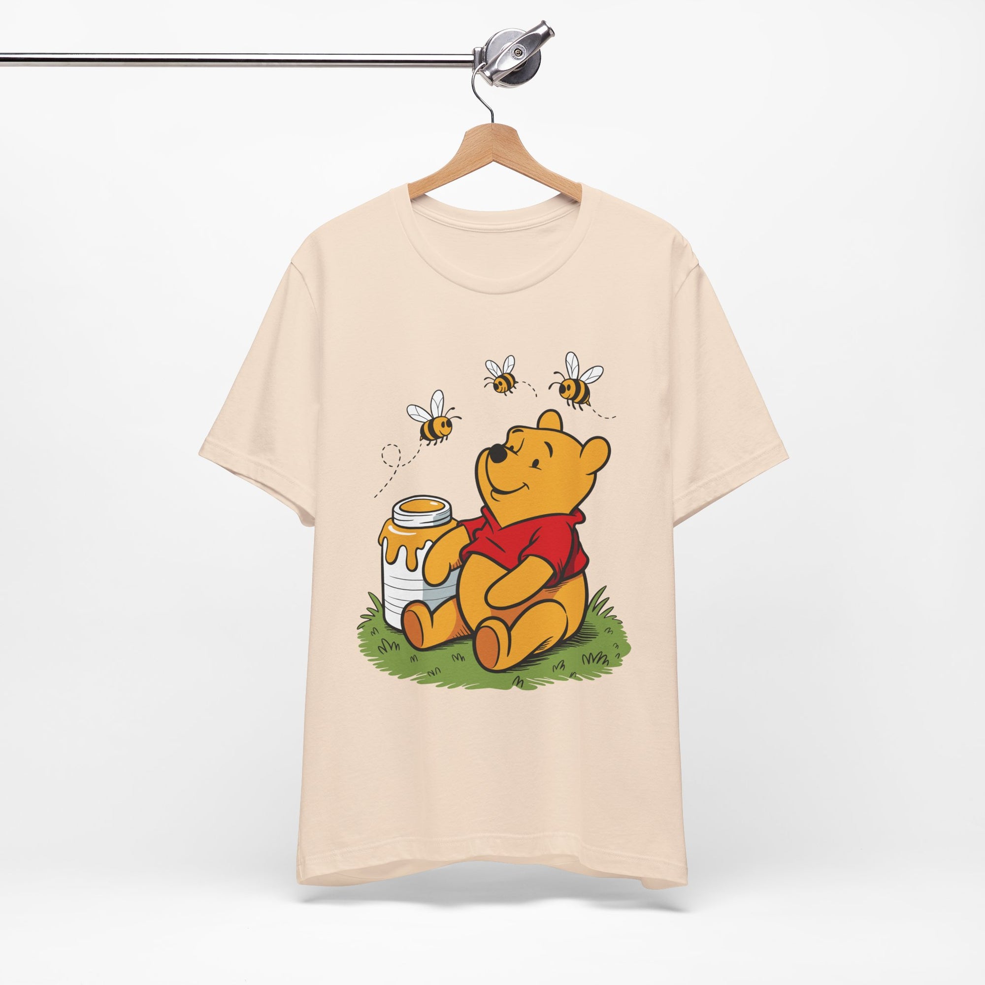 Cute Honey Bear Graphic Cozy Bee Lovers Unisex Shirt