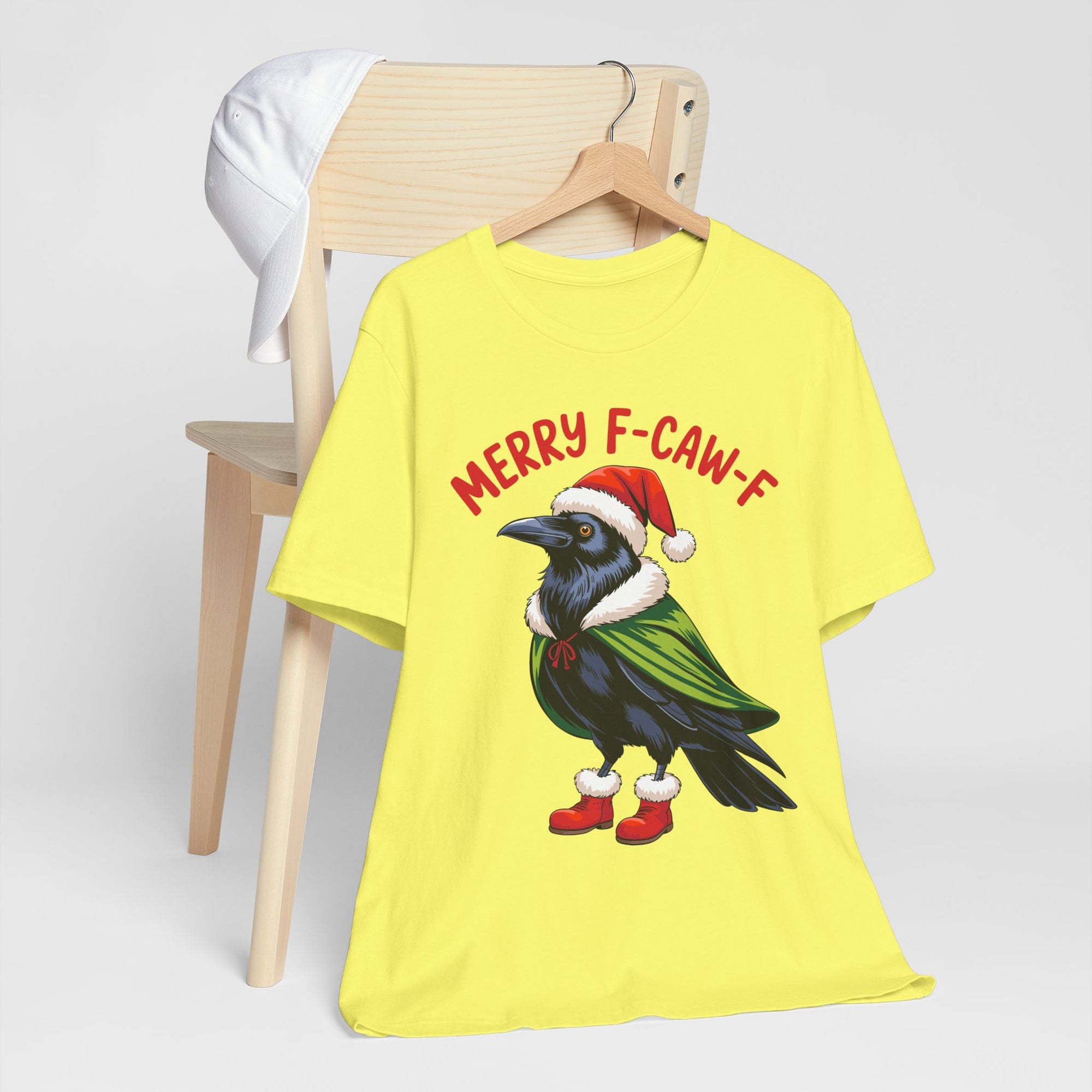 Merry F-Caw-F Crow Christmas Tee