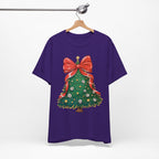 Christmas Tree Graphic Tee, Festive T-Shirt, Holiday Apparel, Unisex Christmas Shirt, Gift for Christmas Lovers, Seasonal Outfit