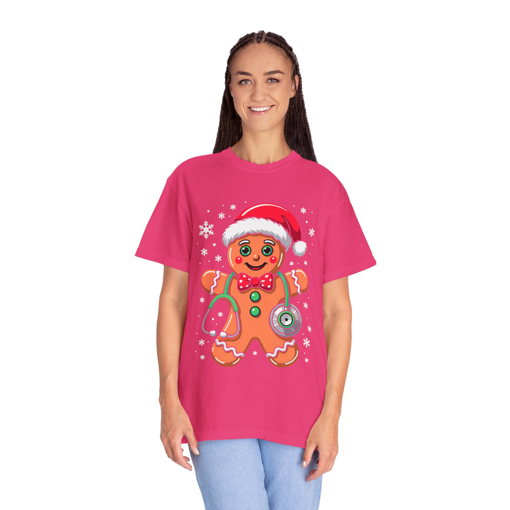 Gingerbread Holiday T-shirt, Festive Tee, Christmas Shirt