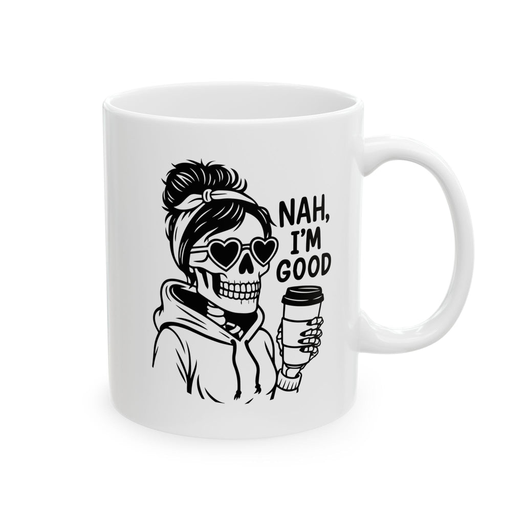 Funny Quote Ceramic Mug - Perfect Gift for Coffee Lovers, Home Office, Birthdays, Christmas