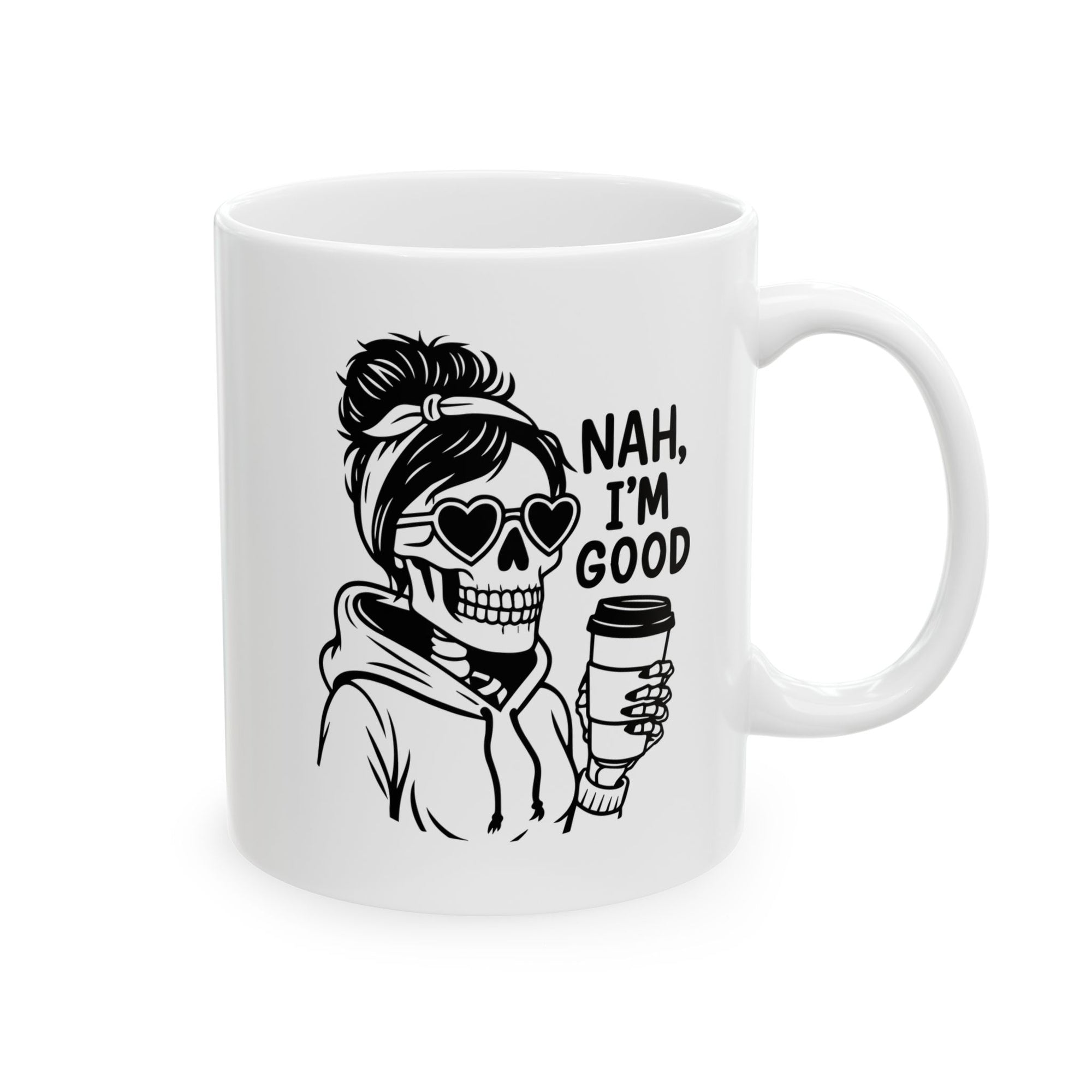 Funny Quote Ceramic Mug - Perfect Gift for Coffee Lovers, Home Office, Birthdays, Christmas