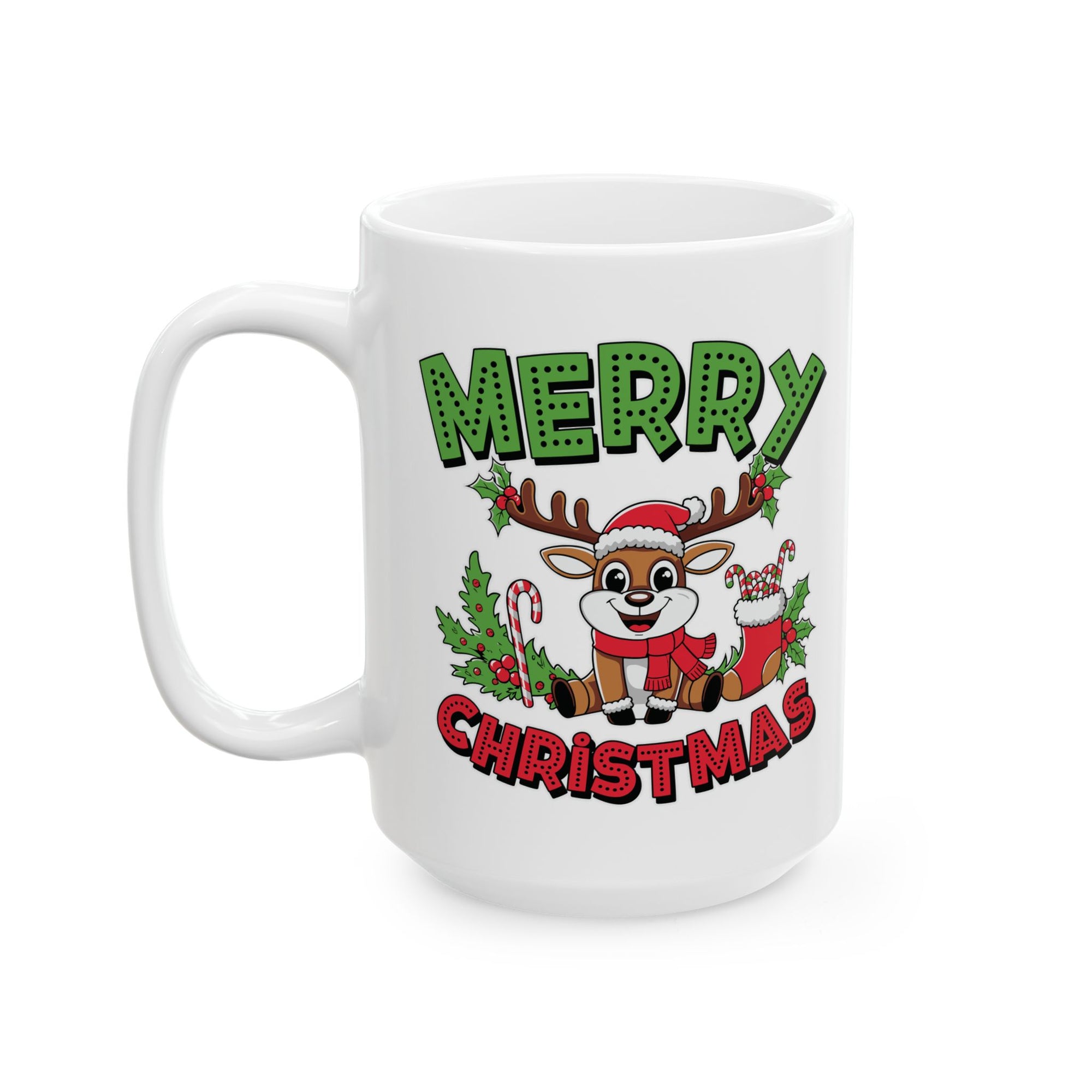 Christmas Mug  Merry Holiday Coffee