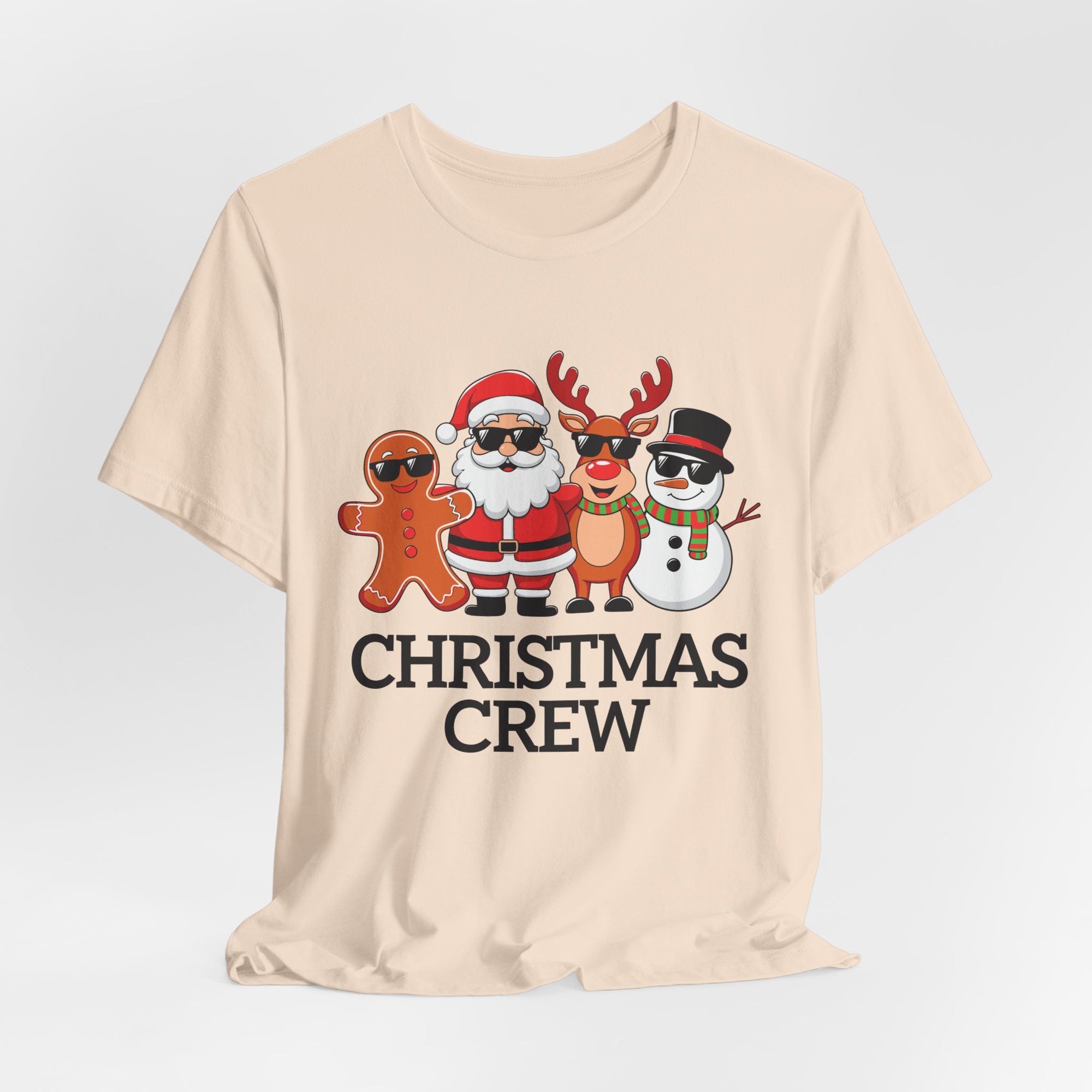 Christmas Crew Short Sleeve Tee - Holiday T-Shirt