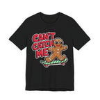 Gingerbread Skateboard Tee, Funny Holiday T-Shirt, Unisex Christmas Gift