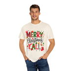 Merry Christmas Y'all T-shirt, Unisex Holiday Tee