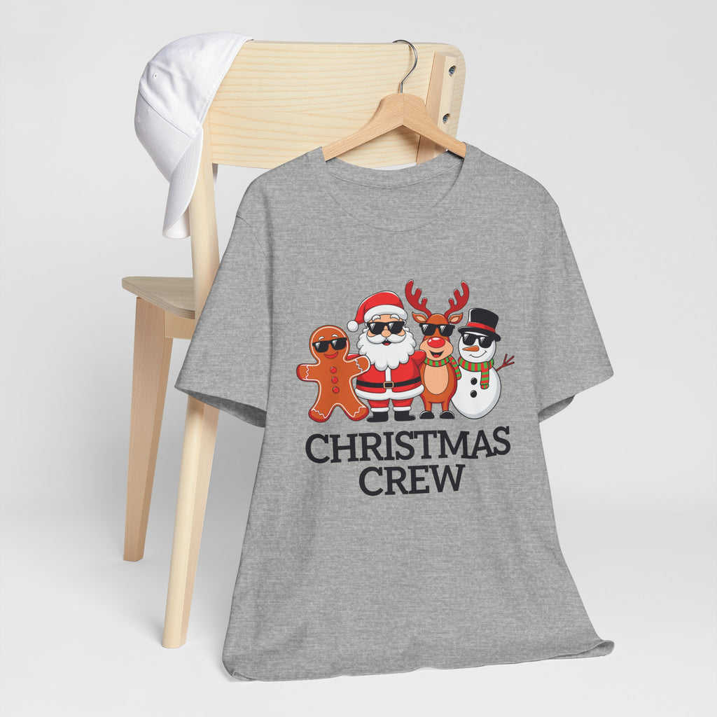 Christmas Crew Short Sleeve Tee - Holiday T-Shirt