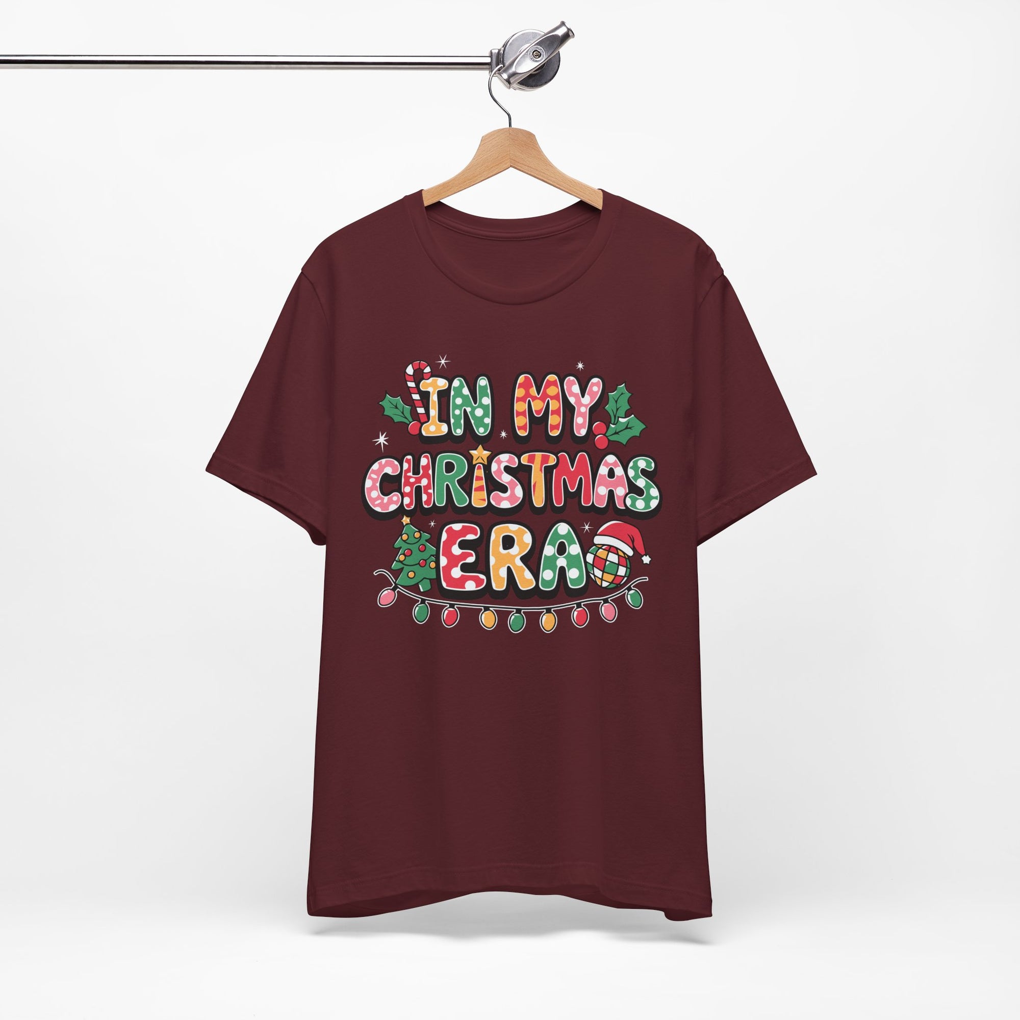 Festive Christmas Tee, Holiday Shirt, Unisex Christmas T-Shirt, Gift for Him/Her, Cozy Christmas Apparel, Merry and Bright Top
