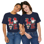 Christmas LOVE T-Shirt / Santa Gnome Holiday Graphic Tee
