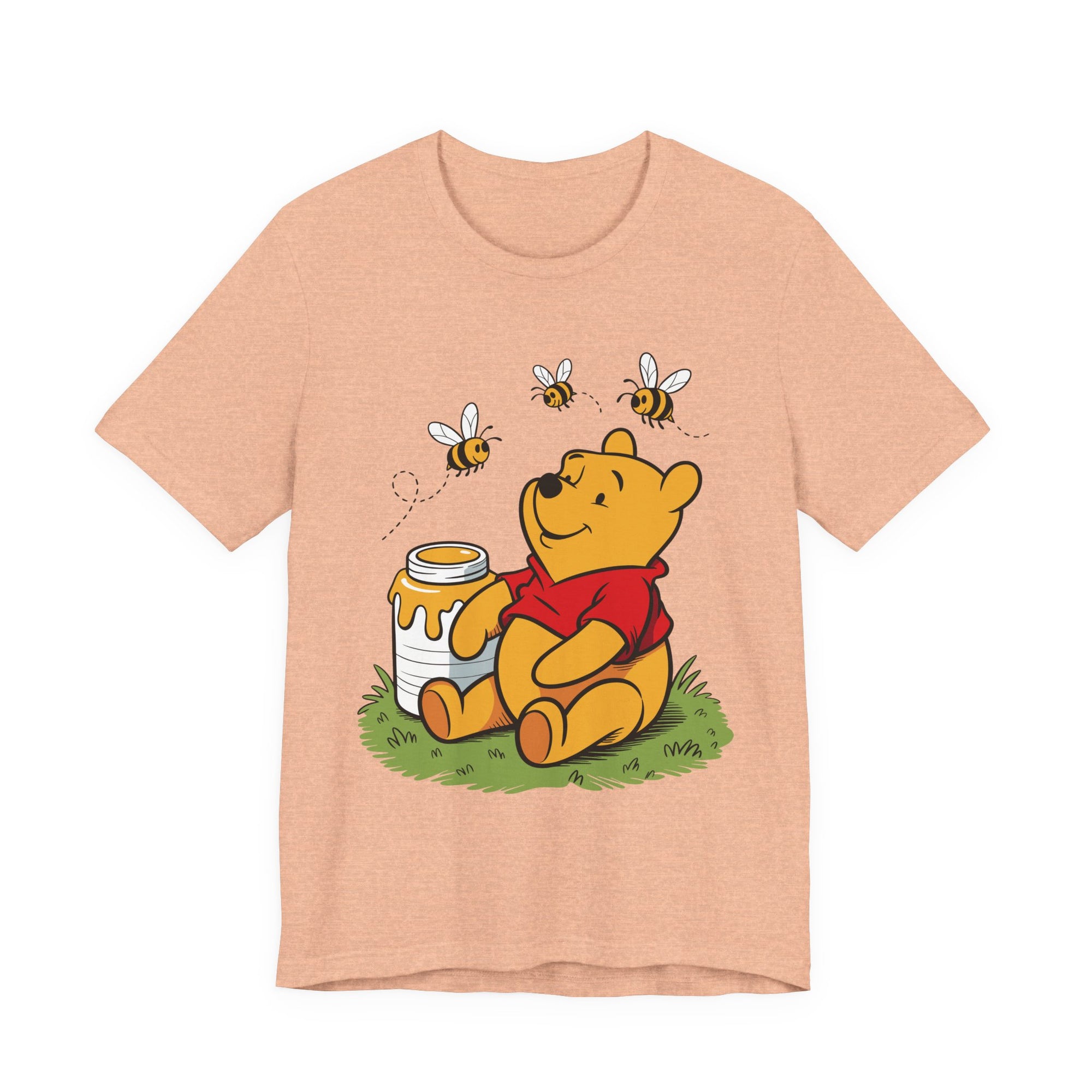 Cute Honey Bear Graphic Cozy Bee Lovers Unisex Shirt