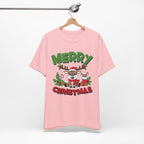 Merry Christmas Reindeer Tee, Festive Holiday Shirt, Unisex Christmas Apparel, Cute Gifts for Him/Her, Holiday Party Outfit
