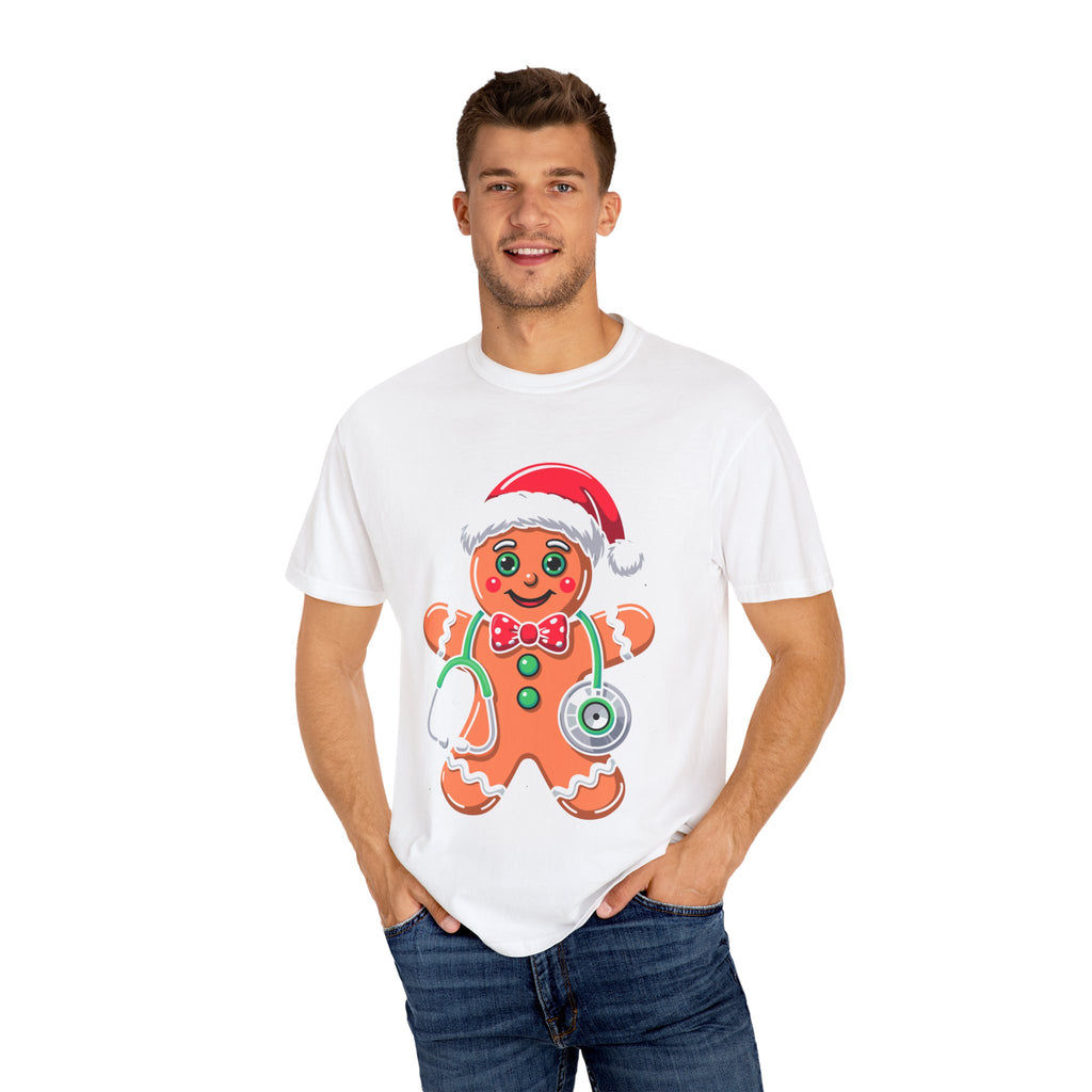 Gingerbread Holiday T-shirt, Festive Tee, Christmas Shirt