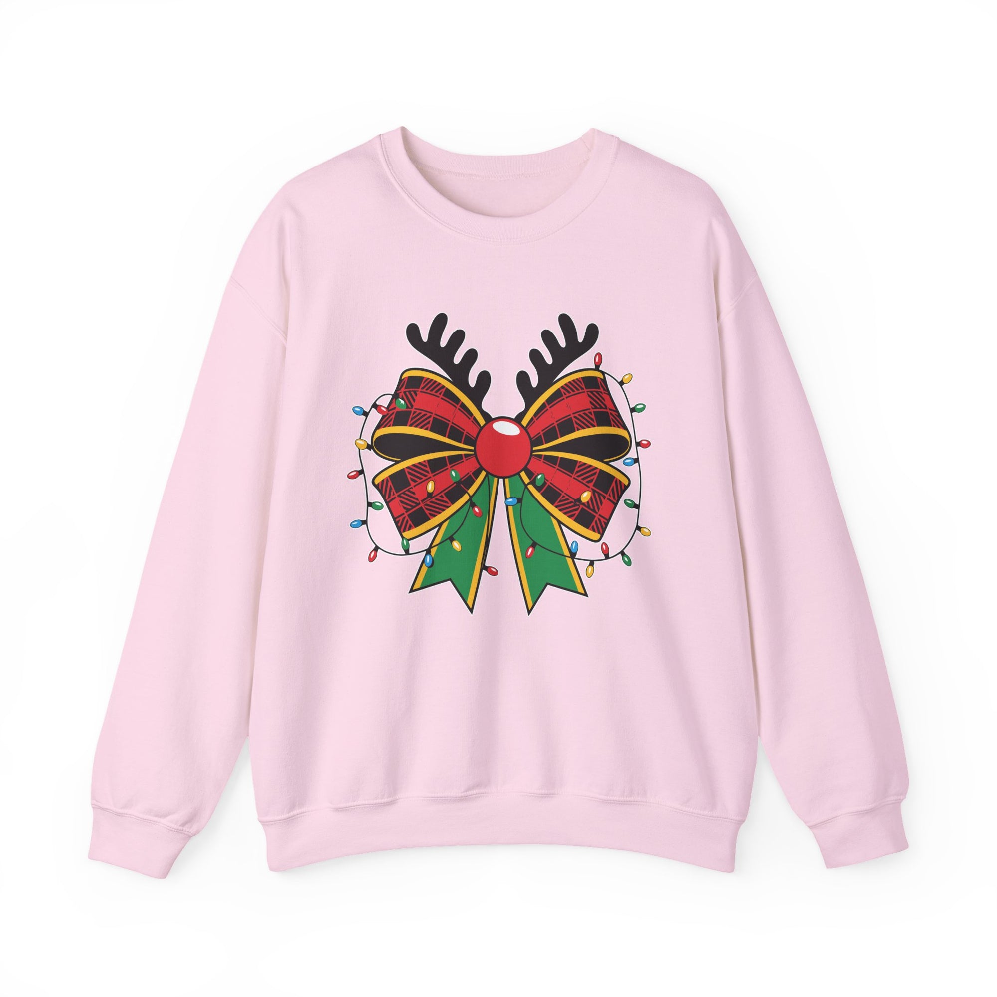 Holiday Reindeer Bow Sweatshirt