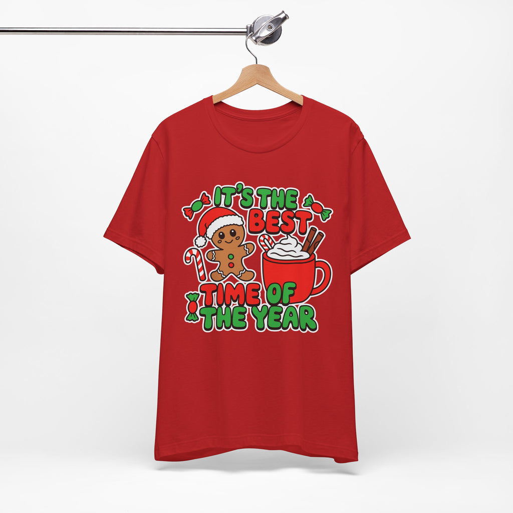 Holiday Cheer Tee - Unisex Jersey Short Sleeve Tee, Christmas Winter Celebration Shirt