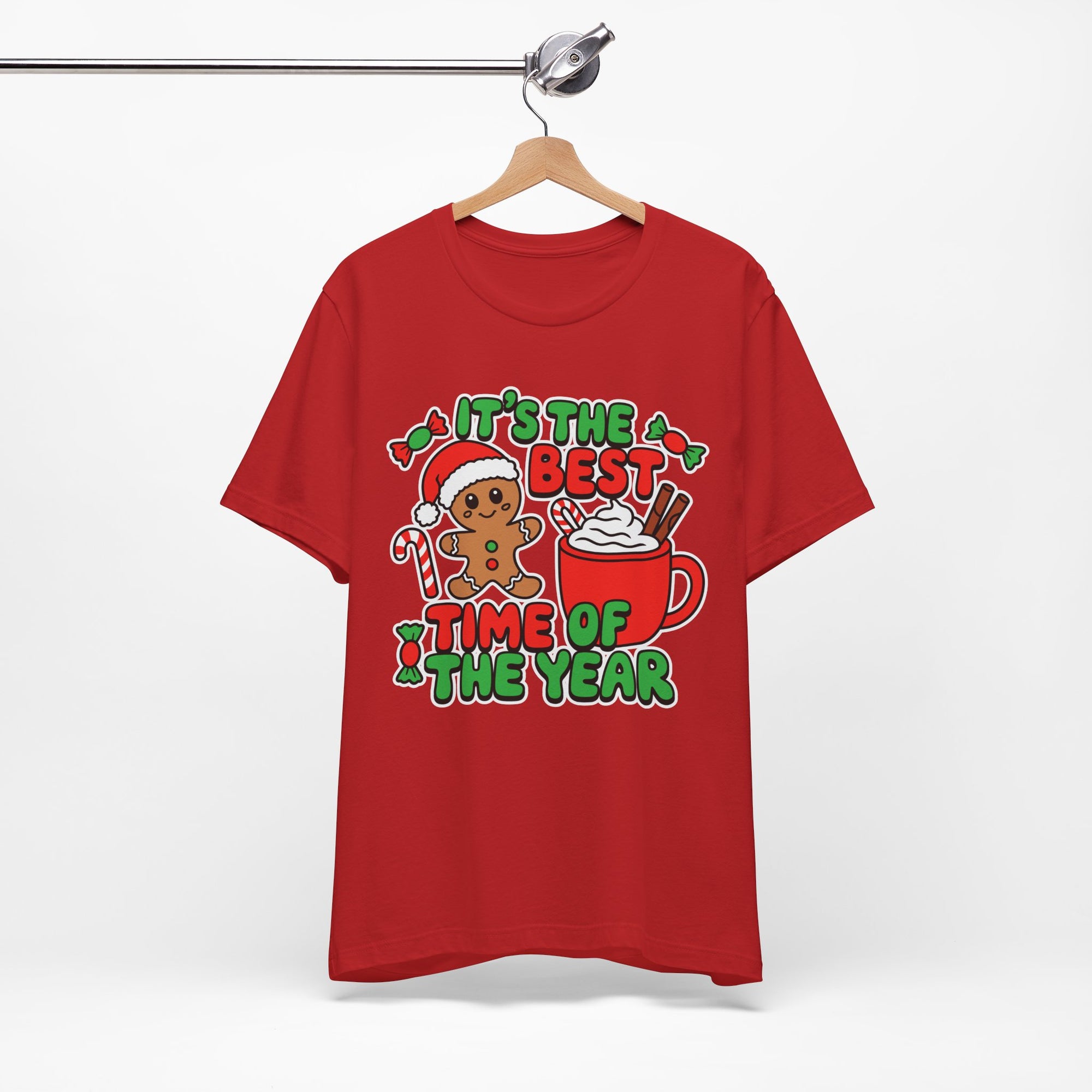 Holiday Cheer Tee - Unisex Jersey Short Sleeve Tee, Christmas Winter Celebration Shirt
