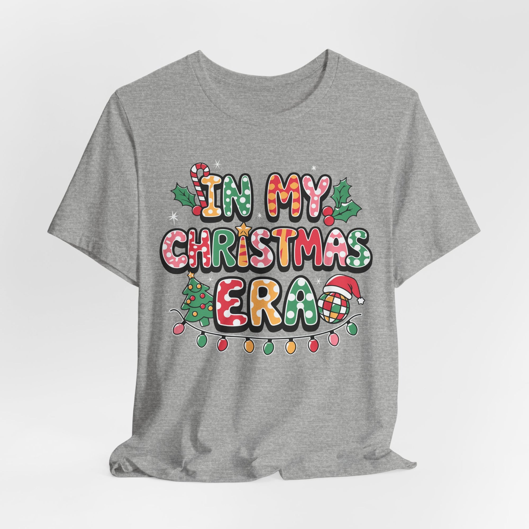 Festive Christmas Tee, Holiday Shirt, Unisex Christmas T-Shirt, Gift for Him/Her, Cozy Christmas Apparel, Merry and Bright Top