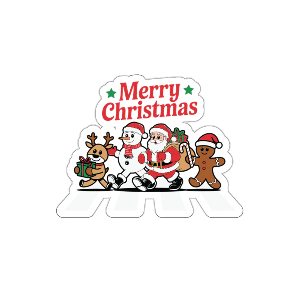 Festive Die-Cut Stickers | Merry Christmas Decor, Holiday Party Favors, Seasonal Gifts, Scrapbooking, Laptop Accessories