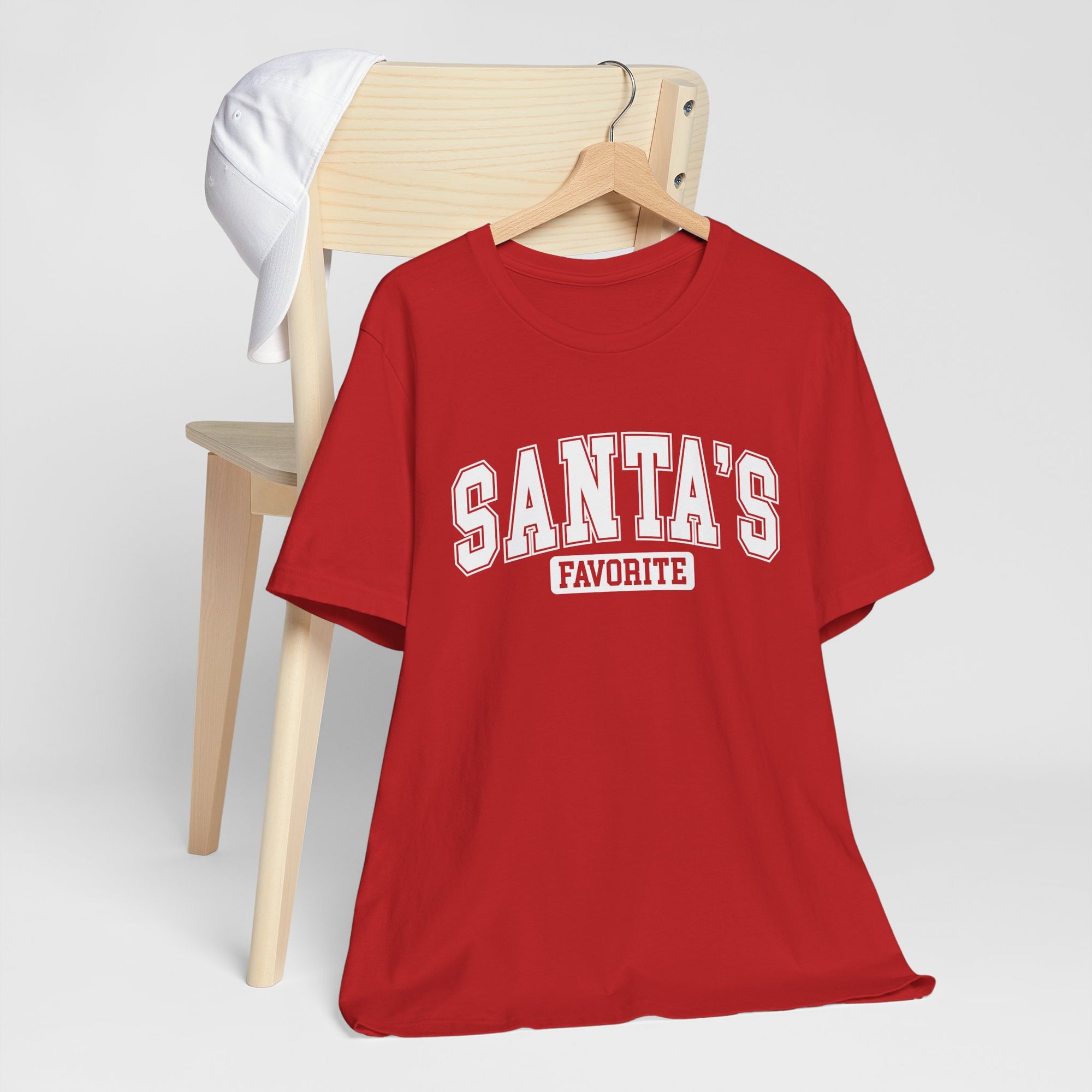 Santa's Favorite Unisex Tee, Christmas Gift, Holiday Apparel, Family Gathering Outfit, Festive T-Shirt, Casual Wear