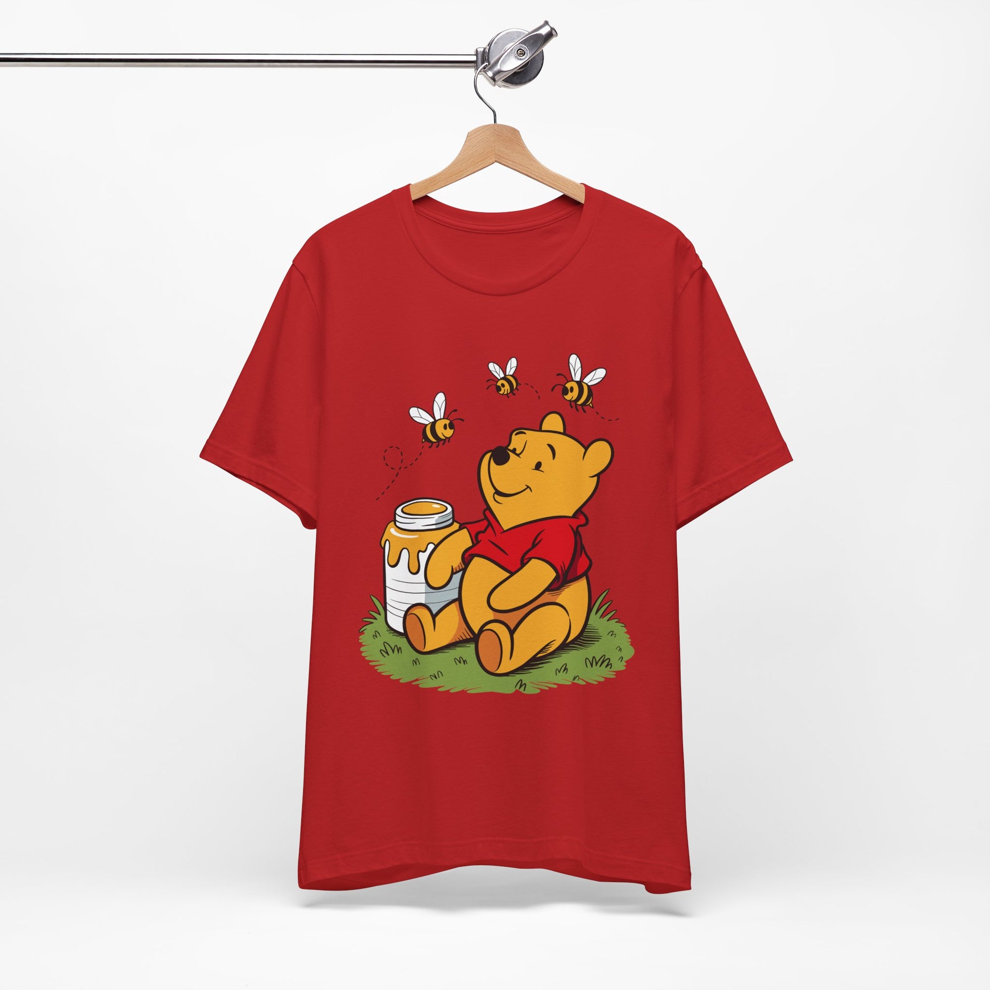 Cute Honey Bear Graphic Cozy Bee Lovers Unisex Shirt