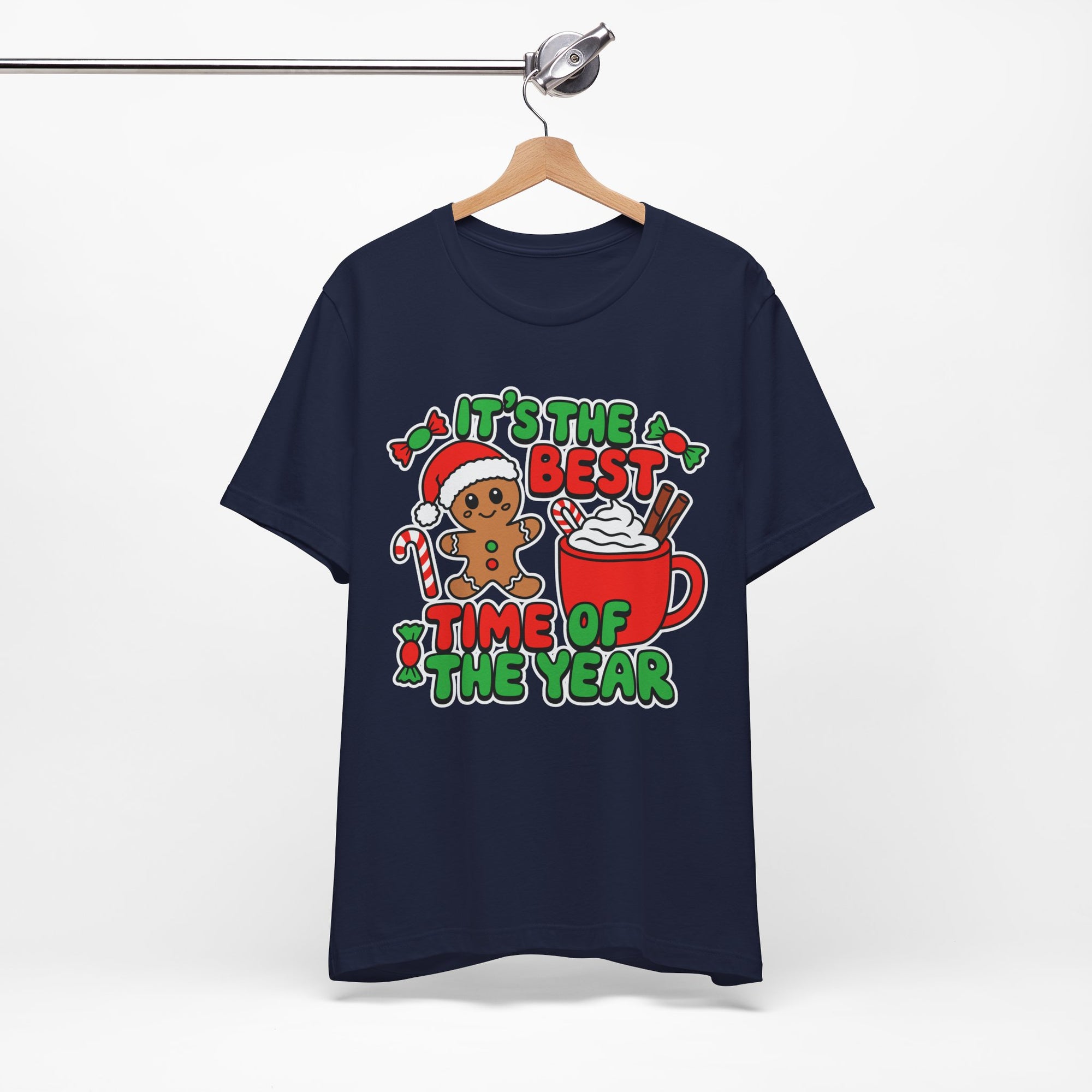 Holiday Cheer Tee - Unisex Jersey Short Sleeve Tee, Christmas Winter Celebration Shirt