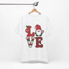 Christmas LOVE T-Shirt / Santa Gnome Holiday Graphic Tee