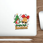 Jingle Bell Rockin' Die-Cut Stickers, Holiday Decor, Laptop Decals, Gift Wrap, Creative Party Favors, Fun Seasonal Stickers