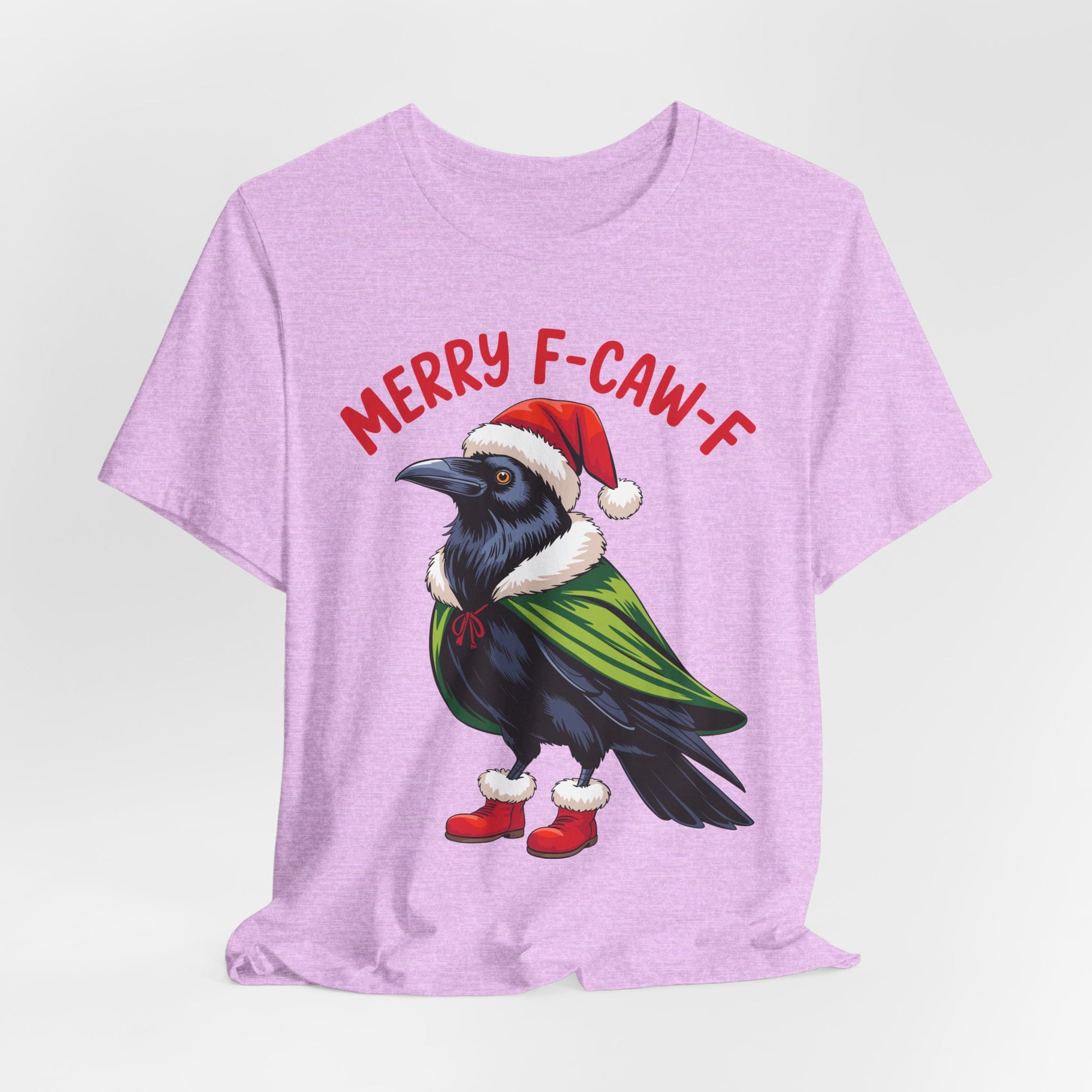 Merry F-Caw-F Crow Christmas Tee