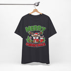 Merry Christmas Reindeer Tee, Festive Holiday Shirt, Unisex Christmas Apparel, Cute Gifts for Him/Her, Holiday Party Outfit