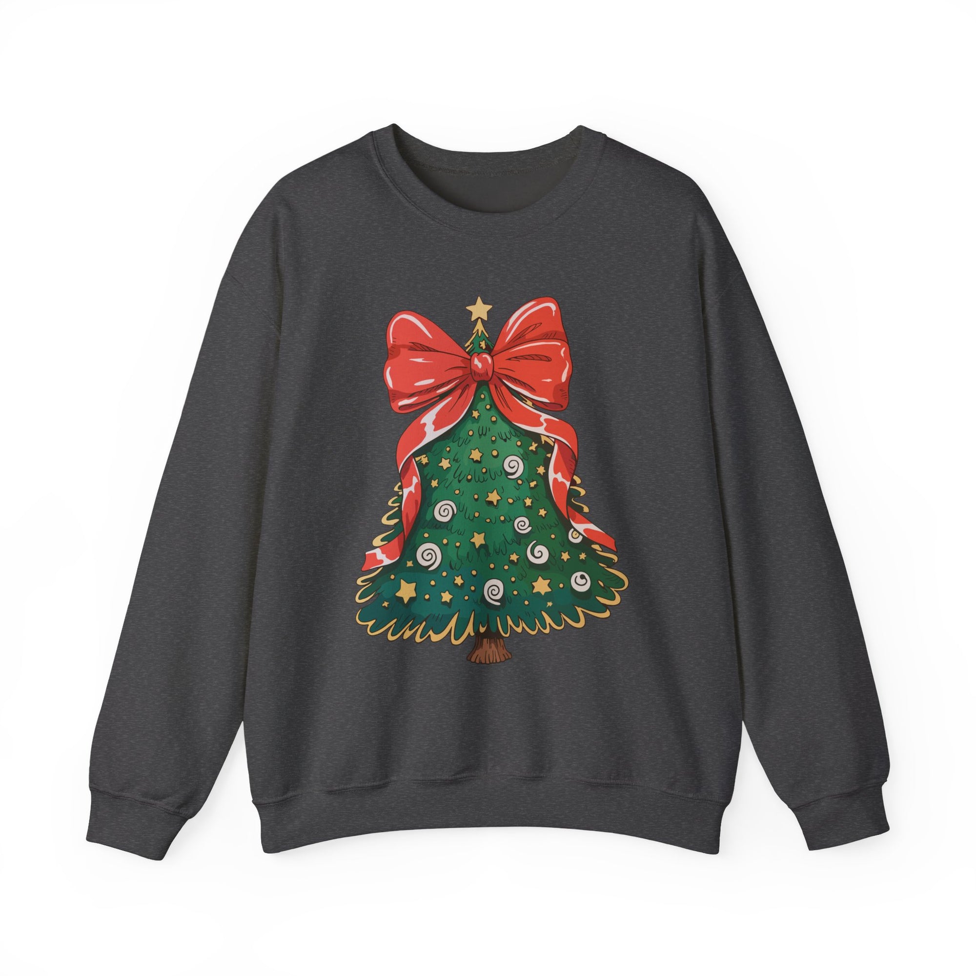 Christmas Tree Sweatshirt - Unisex Holiday Crewneck