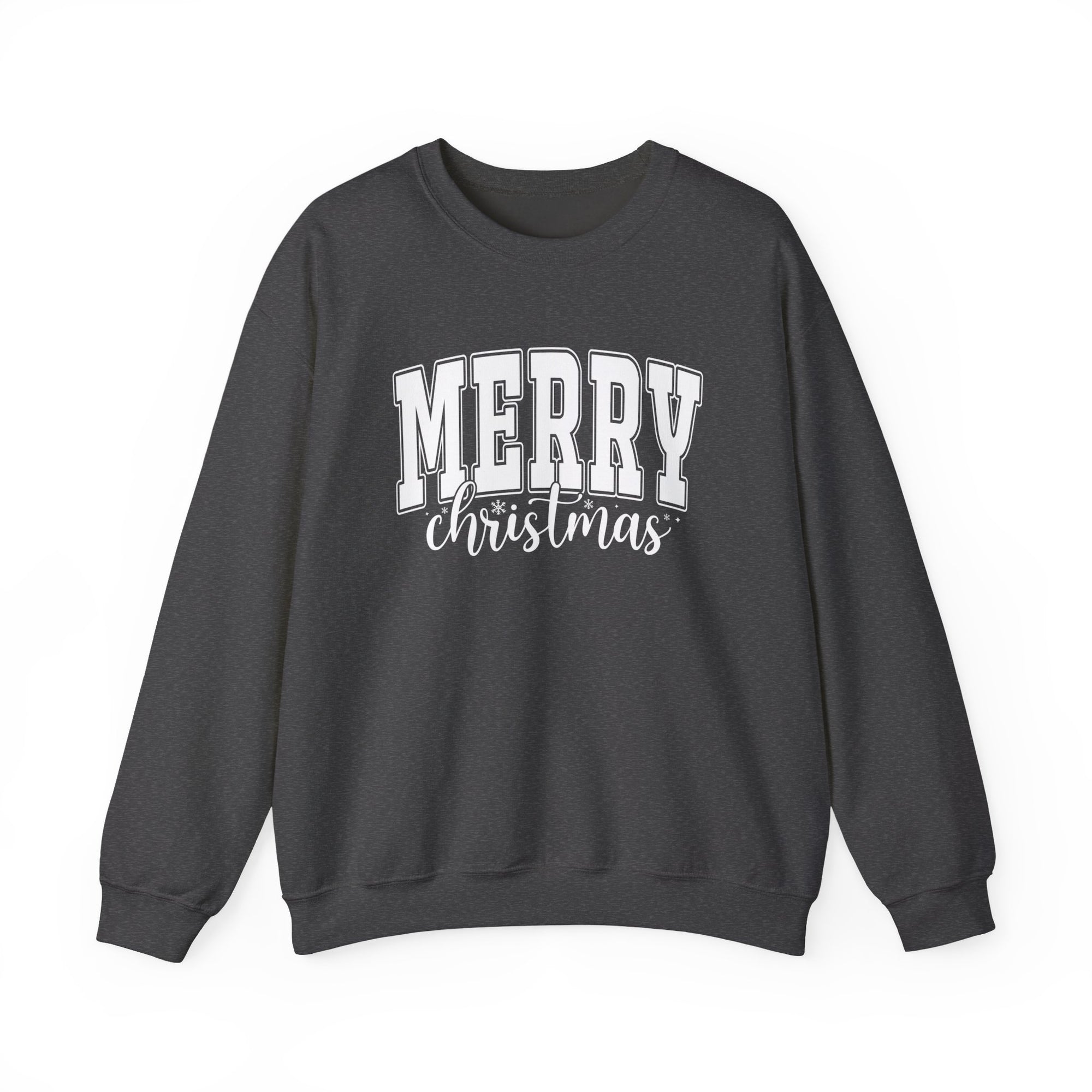Merry Christmas Crewneck Sweatshirt, Cozy Holiday Gift