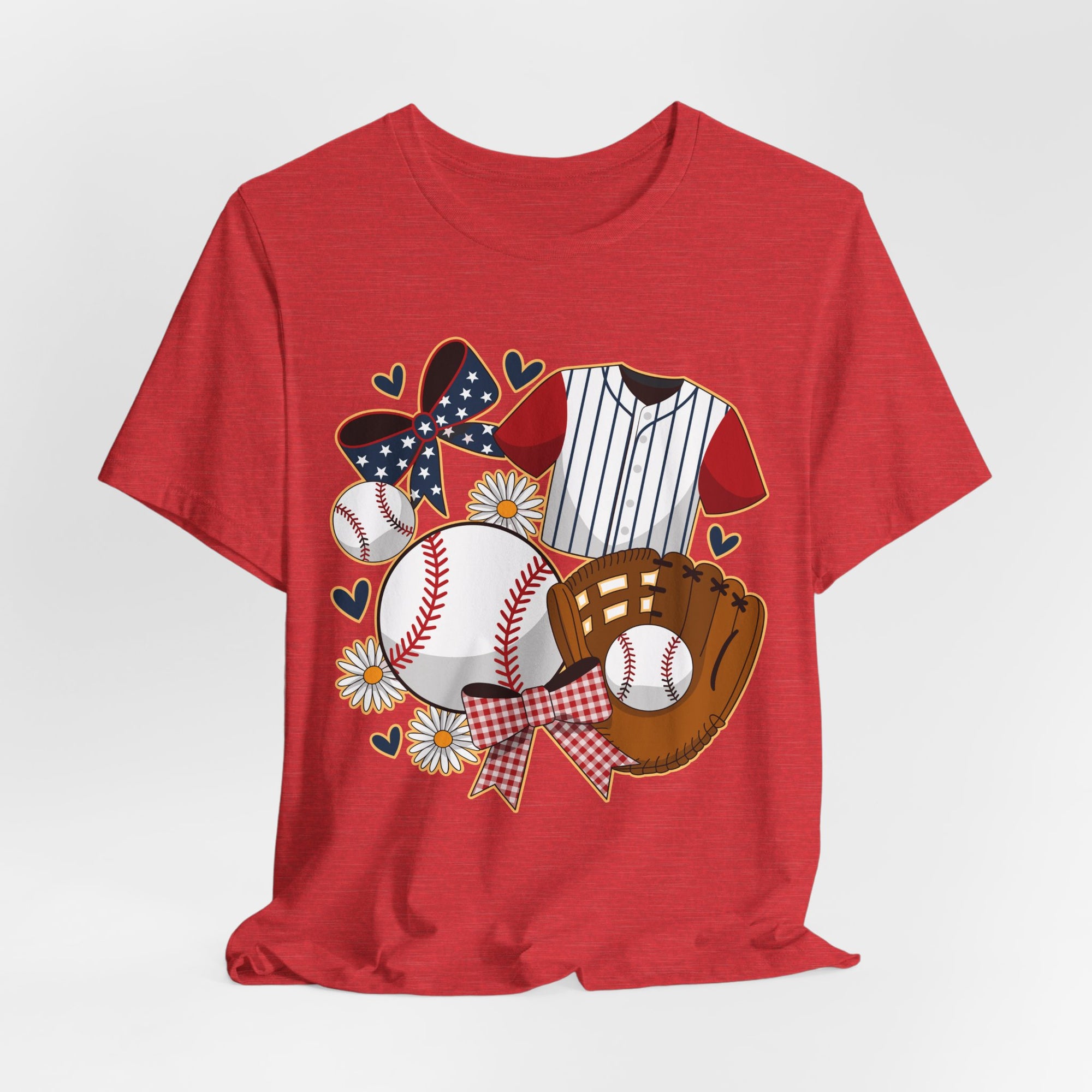 Baseball-Themed Unisex Jersey Tee, Perfect for Sports Fans, Great Gift for Game Days, Soft Cotton T-Shirt for Comfort.