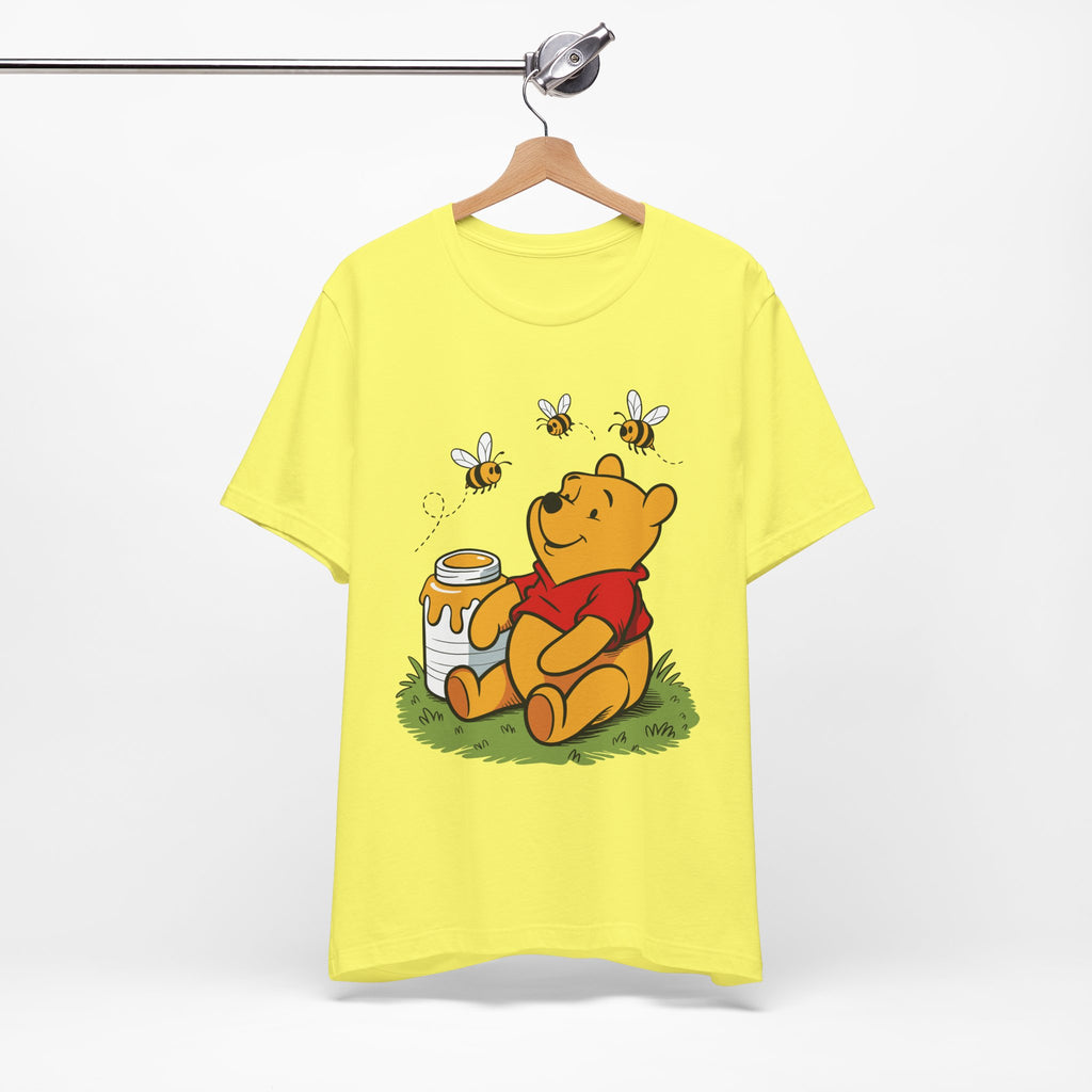 Cute Honey Bear Graphic Cozy Bee Lovers Unisex Shirt