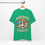 Bad Days Are a Part of a Good Life Retro Mushroom Tee