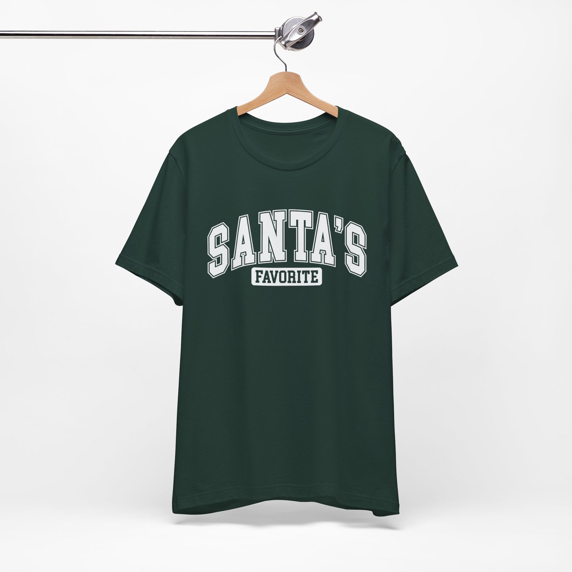 Santa's Favorite Unisex Tee, Christmas Gift, Holiday Apparel, Family Gathering Outfit, Festive T-Shirt, Casual Wear