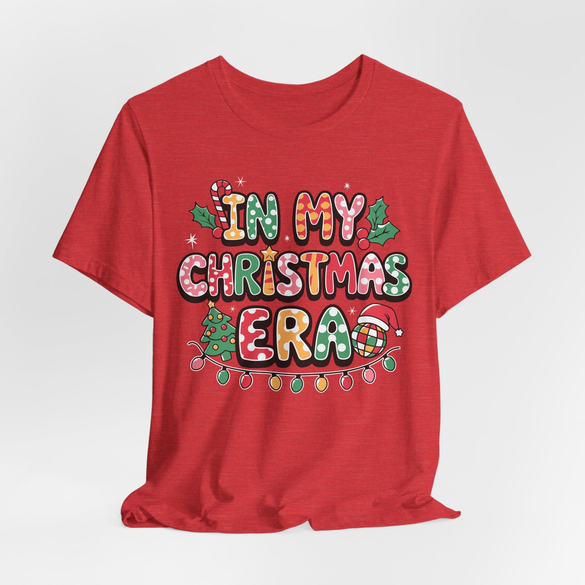 Festive Christmas Tee, Holiday Shirt, Unisex Christmas T-Shirt, Gift for Him/Her, Cozy Christmas Apparel, Merry and Bright Top