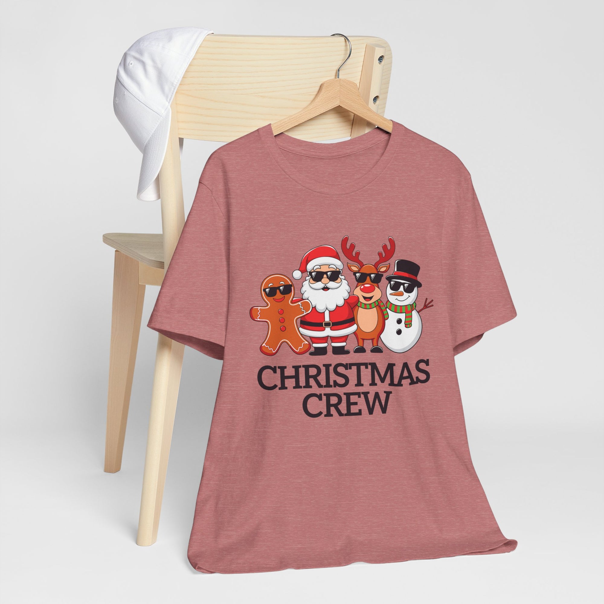 Christmas Crew Short Sleeve Tee - Holiday T-Shirt