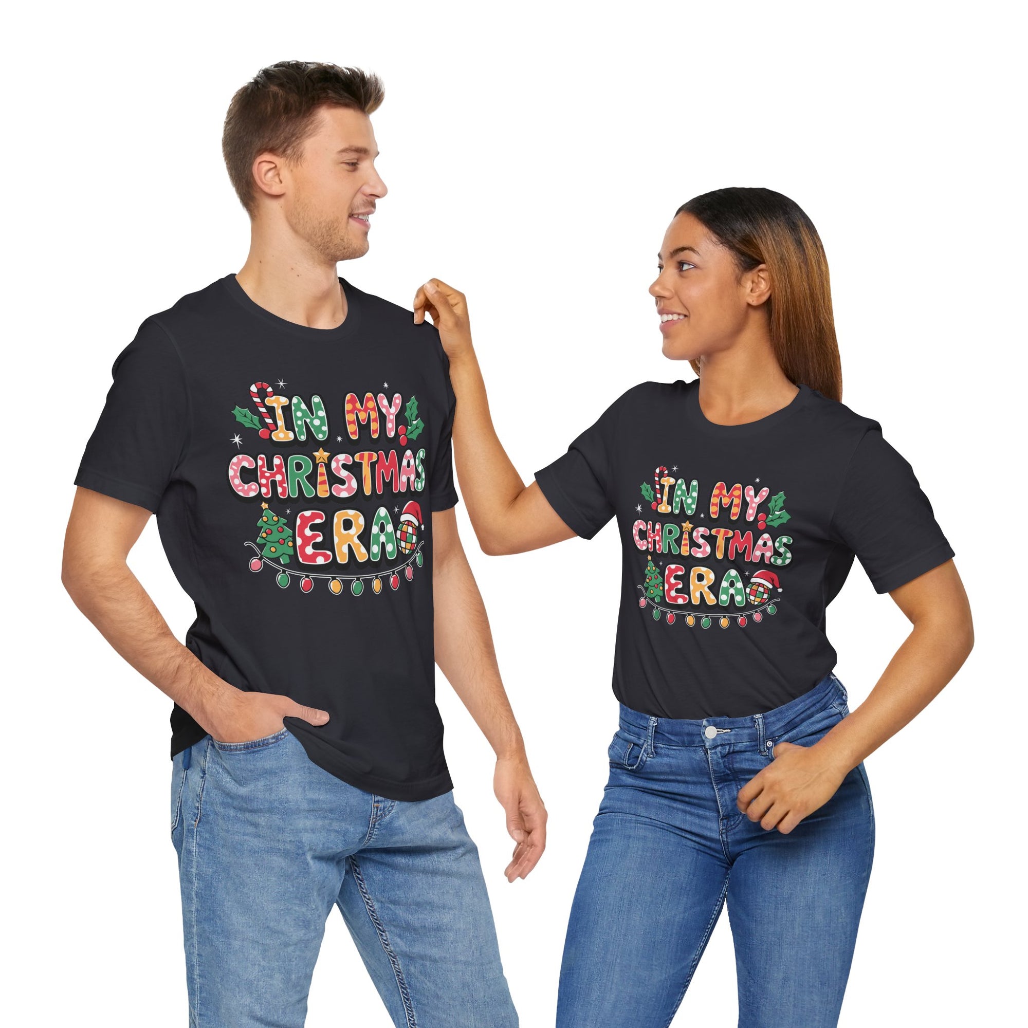 Festive Christmas Tee, Holiday Shirt, Unisex Christmas T-Shirt, Gift for Him/Her, Cozy Christmas Apparel, Merry and Bright Top