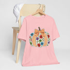 Floral Pumpkin Tee - Fall Fashion